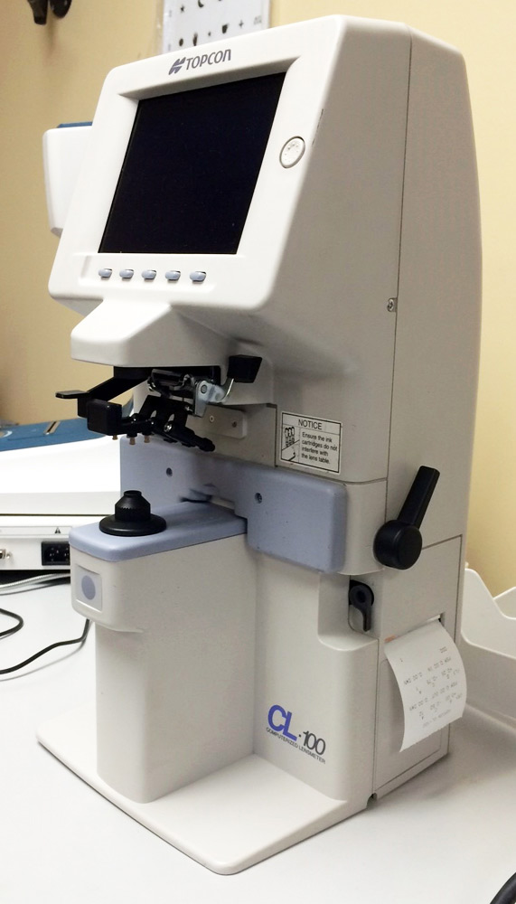 used autolensmeter topcon cl200