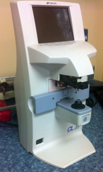 used autolensmeter topcon cl200