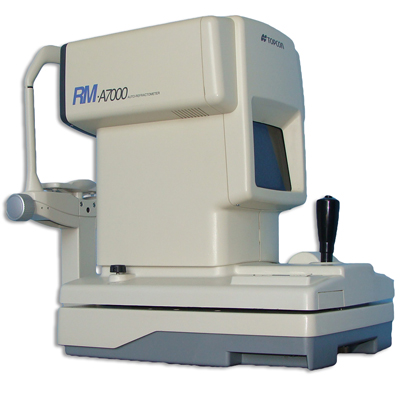used autorefractor topcon rma 7000