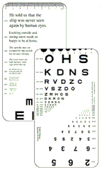 wormington eye test card