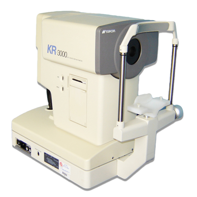 used autorefractor topcon kr 3000