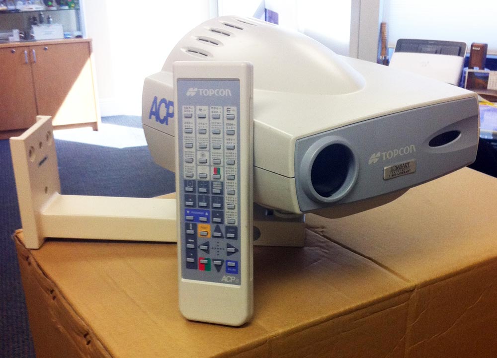 used topcon chart projector