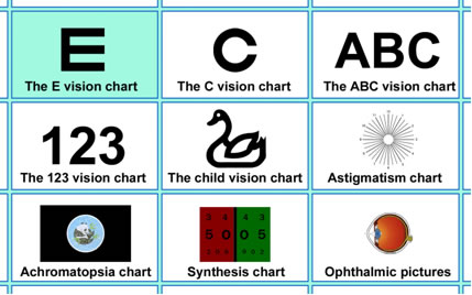 Reflection sight/Measurement of cornea curvature